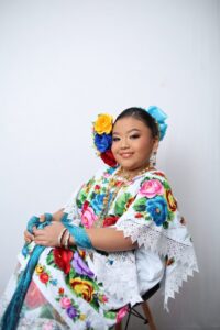 Daniela Estrella Chan Chin, Embajadora Infantil de la Fiesta.